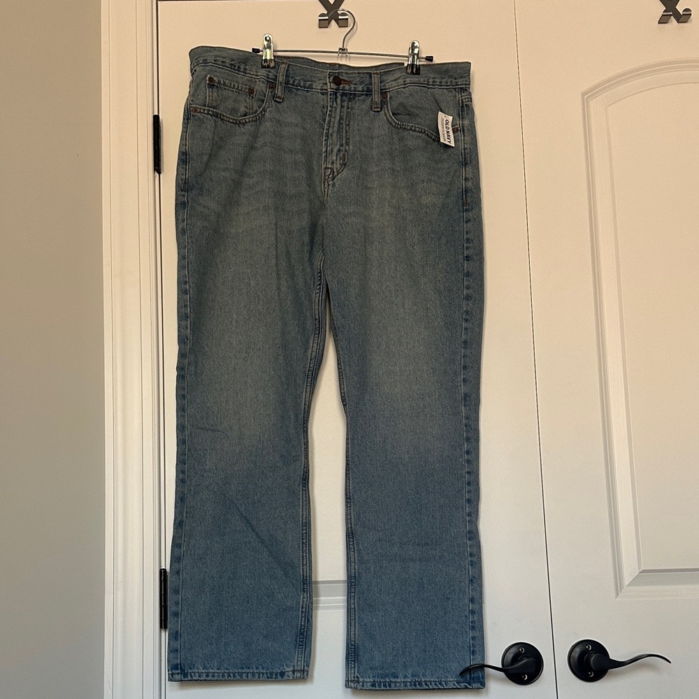 Old Navy Men's Straight Fit Jeans in Blue 36x30